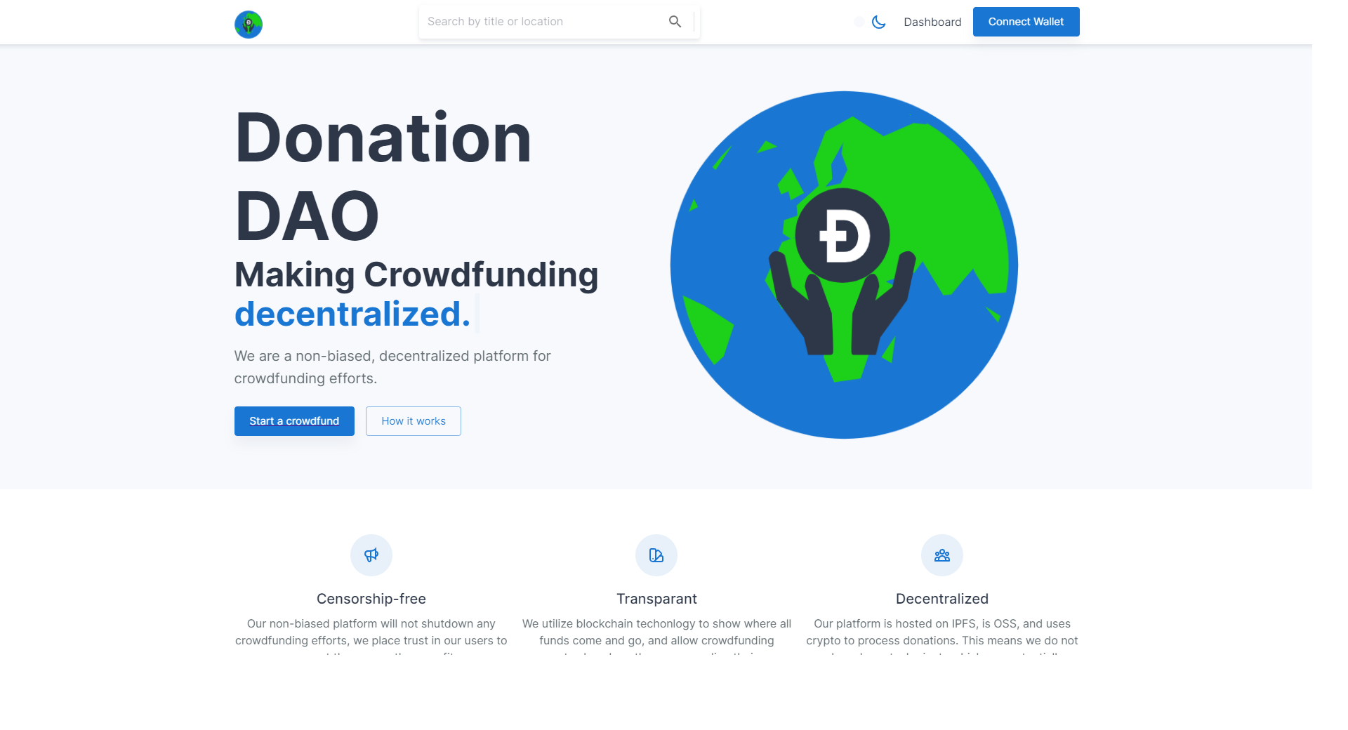 Donation-DAO | ETHGlobal