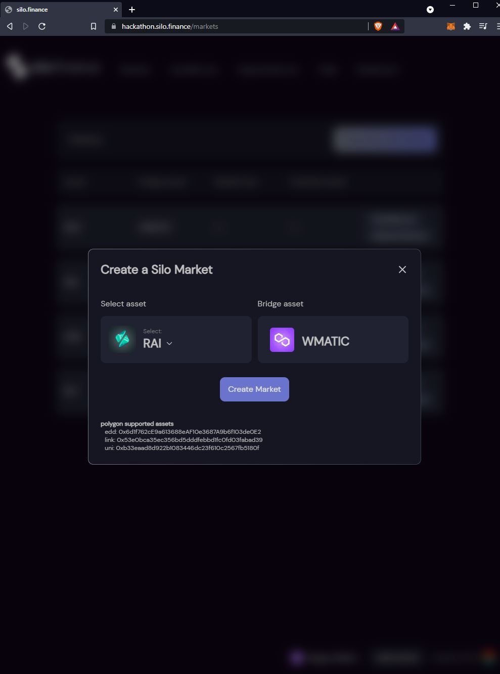 Silo Finance | ETHGlobal